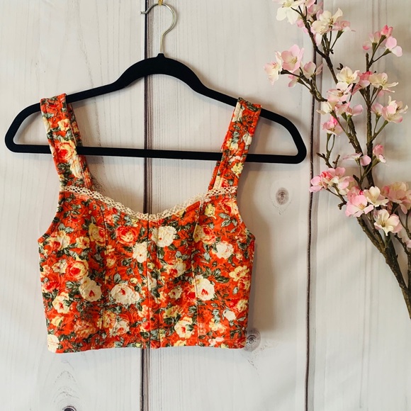 Urban Outfitters Tops - UO / KIMCHI BLUE / BUSTIER CROP TOP SZ SMALL